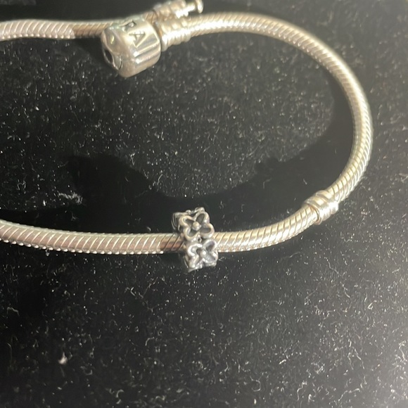 Pandora Sterling Silver Aloha Flower Spacer Charm - Picture 4 of 5